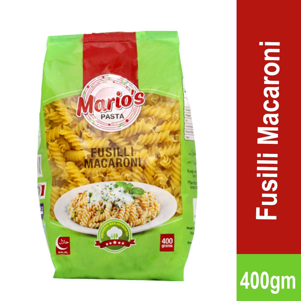 Marios Pasta Fusilli Macaroni 400g