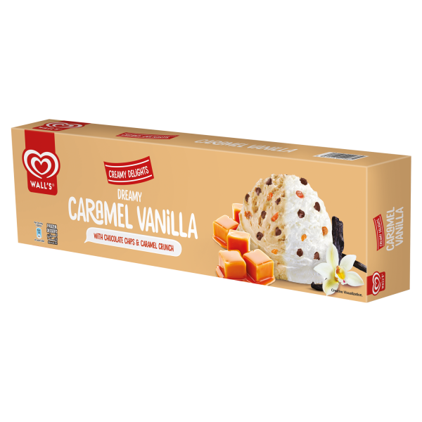 Walls Ice Cream Caramel Vanilla 800ml