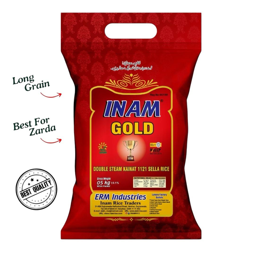 Inam Gold Parboiled Sella Rice 1Kg