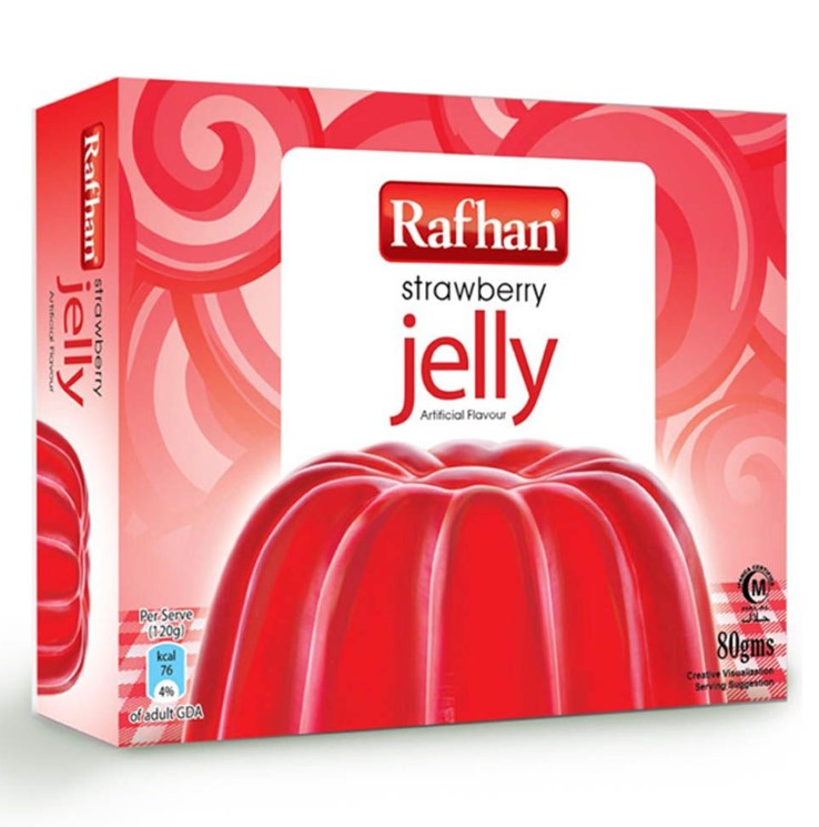 Rafhan Dessert Strawberry Jelly 80 gr