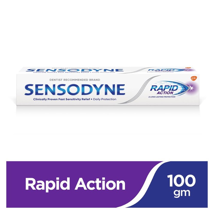 Sensodyne Rapid Action &amp; Long Lasting Protection Mint – 100g