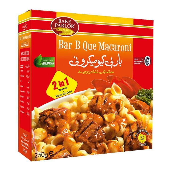 Bake Parlor BBQ Macaroni 250gm Box