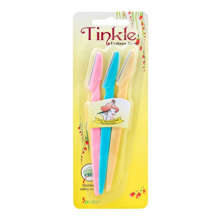 Tinkle Women Eyebrow Razor – 3 Pieces