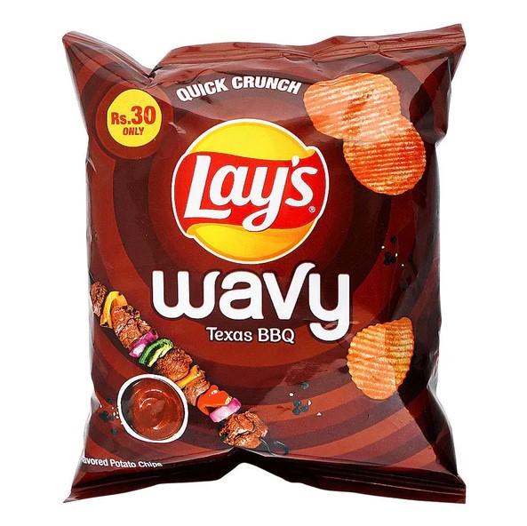 Lays Wavy BBQ Rs30