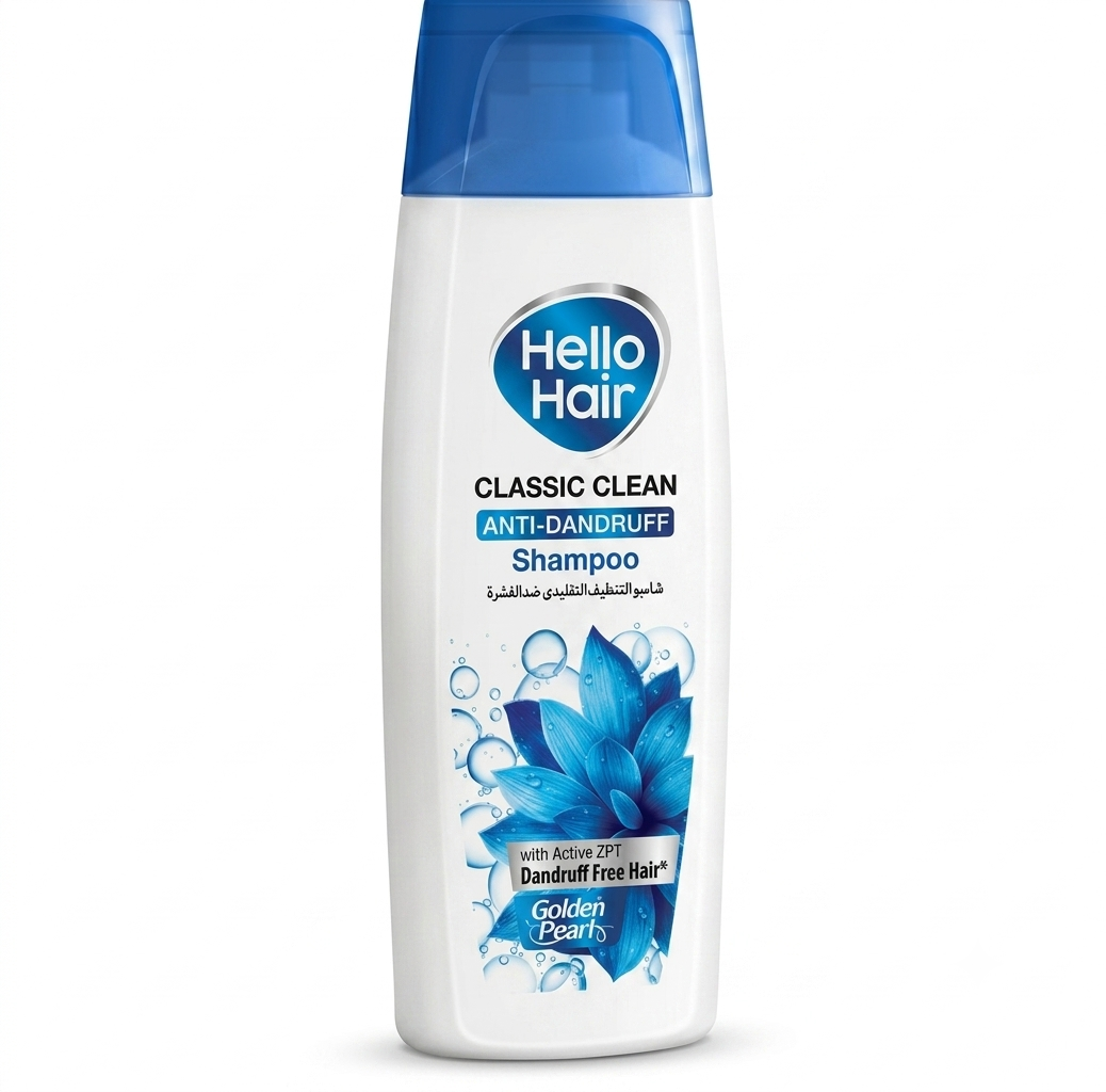 Hello Hair Classic Clean Anti-Dandruff Shampoo – 400ml