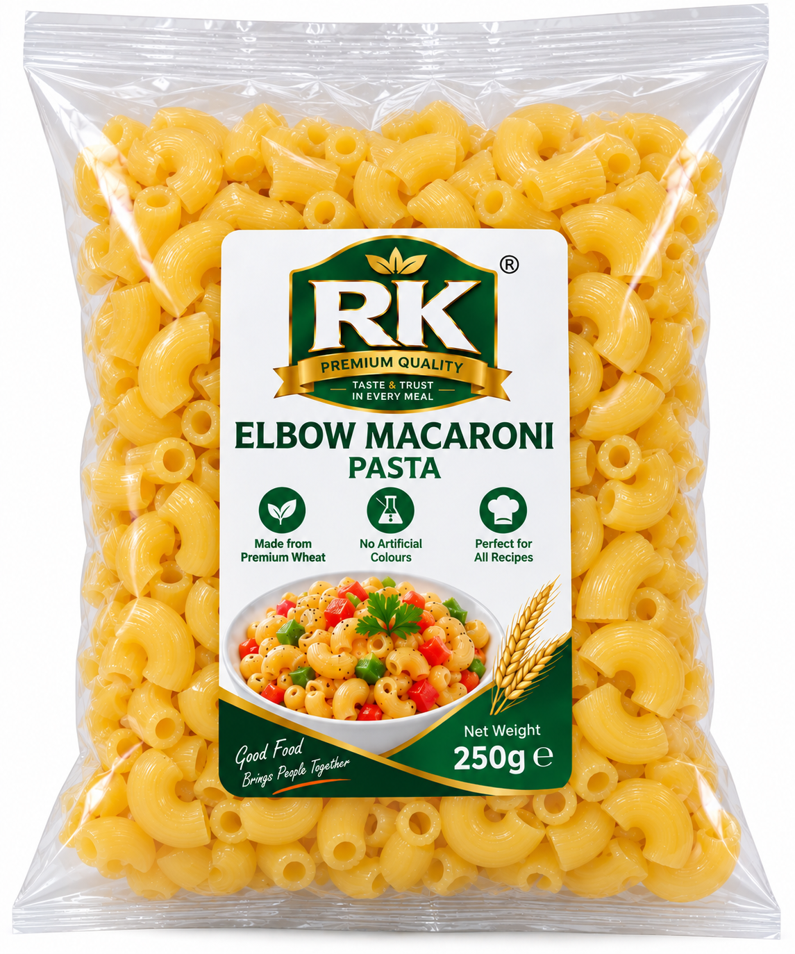 RK Elbow Macaroni Pasta – 250g