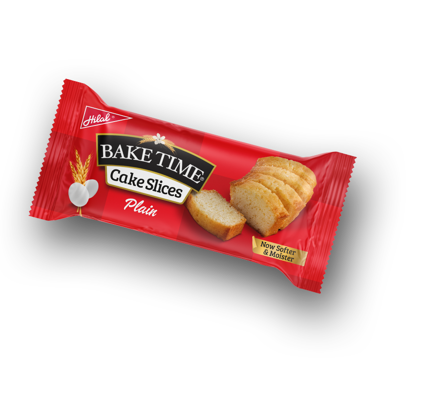 Hilal Bake Time Plain Cake Slices 39g Rs50