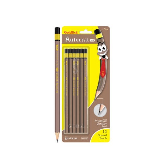 Goldfish Brown Autocrat HB Pencils – Pack of 12
