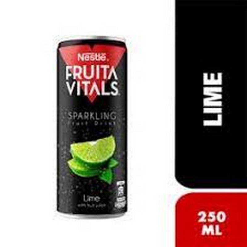 Fruita Vitals SparklingLime Fruit Juice Can-250ml