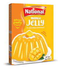 National Mango Jelly With Flavoured Crystals, 80g