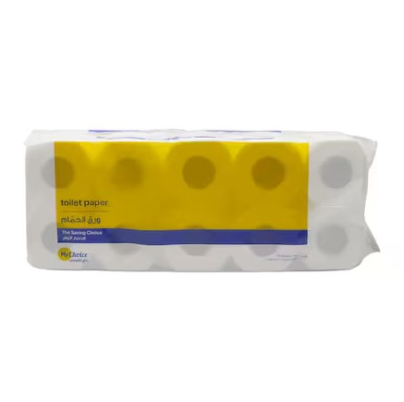 My Choice White Toilet Rolls 10 Count