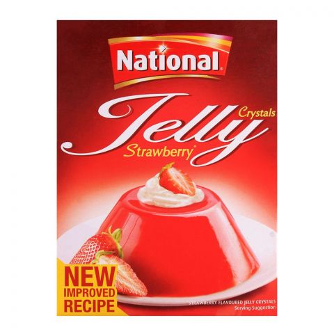 National Jelly Crystal Strawberry 80g
