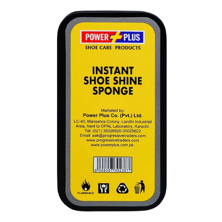 Power Plus Instant Neutral Shoe Shine Sponge