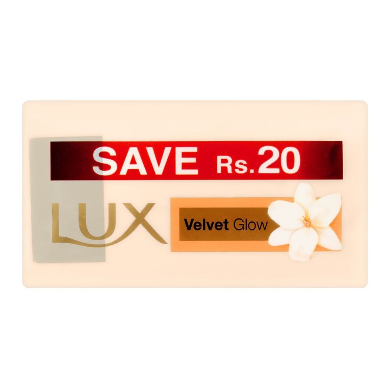 Lux Velvet Glow Jasmine Soap Trio Pack, 3x128g