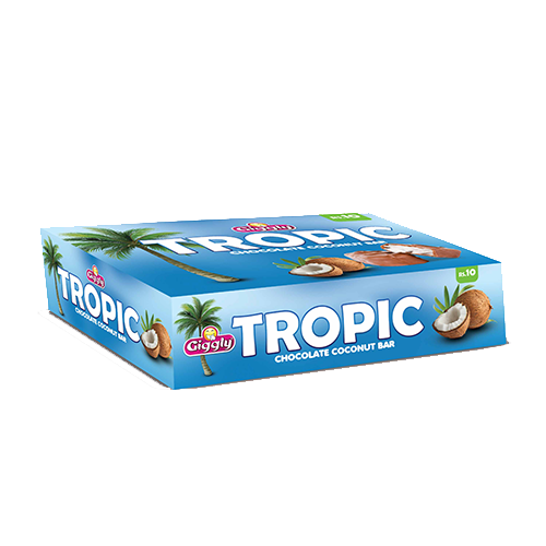 Giggly Tropic Chocolate Coconut Bar RS.50