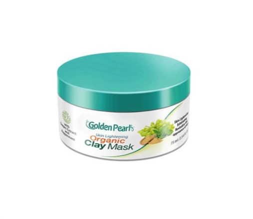 Golden Pearl Skin Lightening Organic Clay Mask Jar 75ml