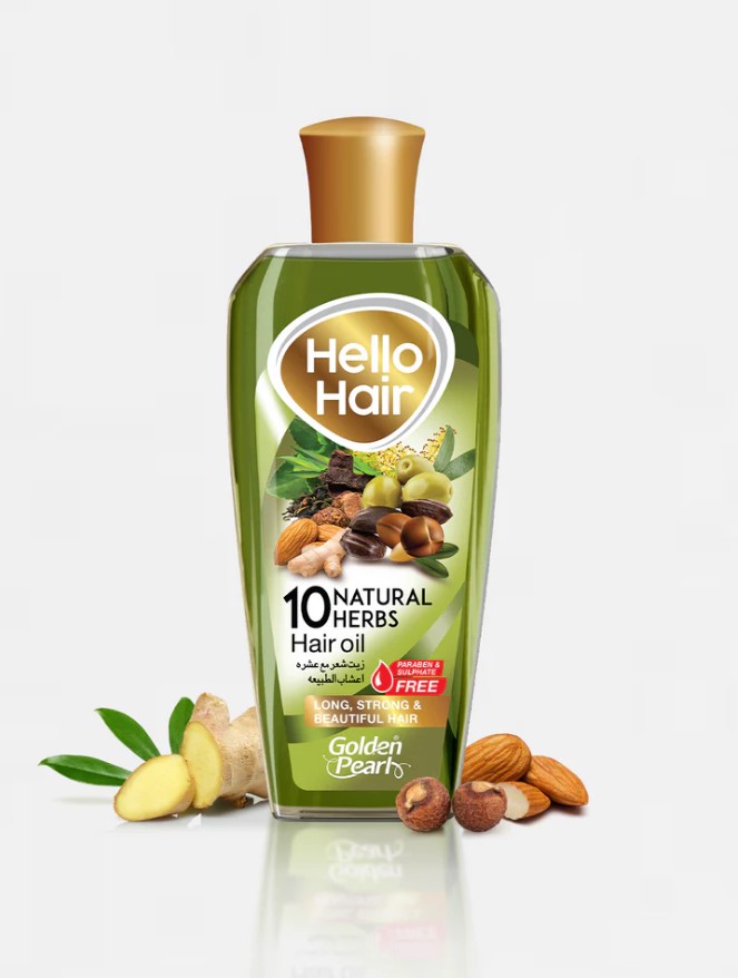 Hello Hair 10 Natural Herbal Hair Oil 100ml
