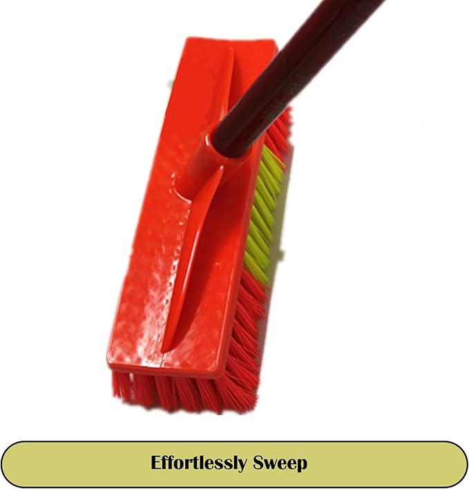 Floor Brush 45 Degree Angle Wooden Stick