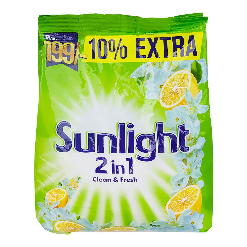 Sunlight 2in1 Clean &amp; Fresh Detergent Washing Powder, 760g