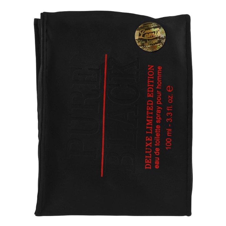 Lamis Creation Pure Black Deluxe Limited Edition Eau De Toilette, Fragrance For Men, 100ml