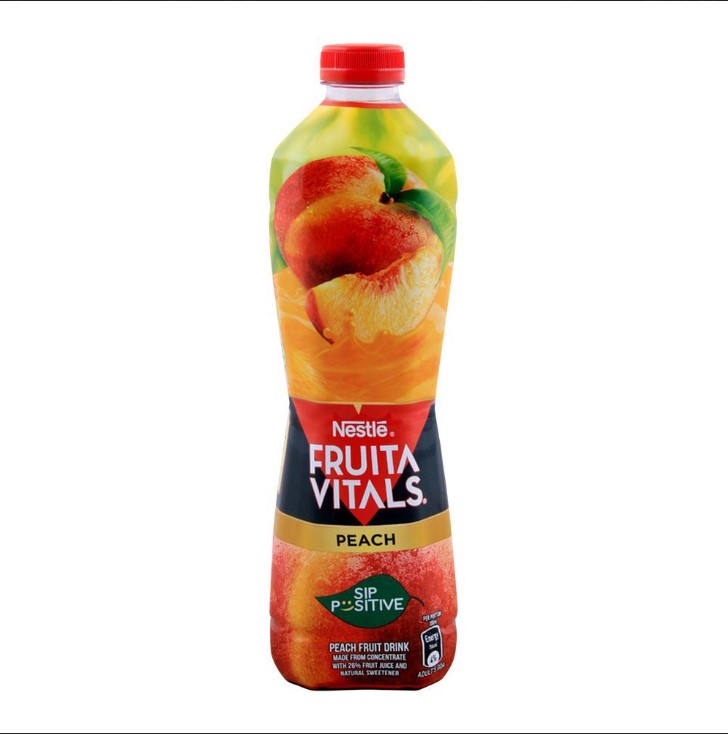 Nestle Fruita Vitals Peach 1ltr