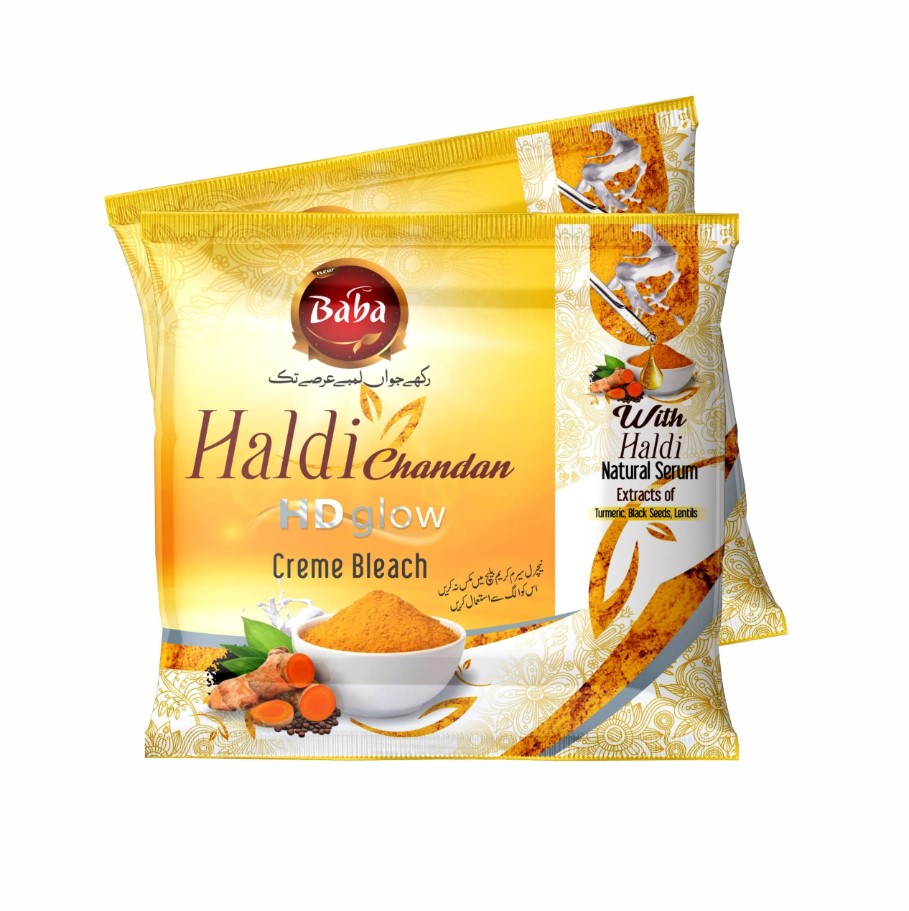 Baba Apple Haldi Chandan Creme Bleach Sachet