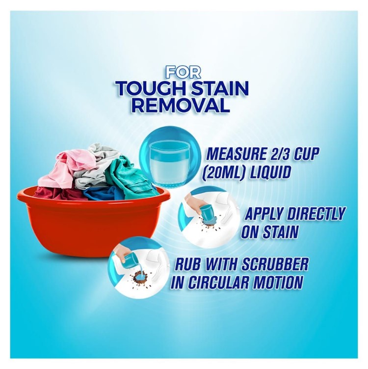 Surf Excel Liquid Detergent 3-In-1 Fabric Care, 1000ml