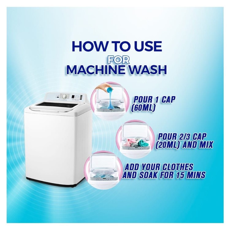 Surf Excel Liquid Detergent 3-In-1 Fabric Care, 1000ml