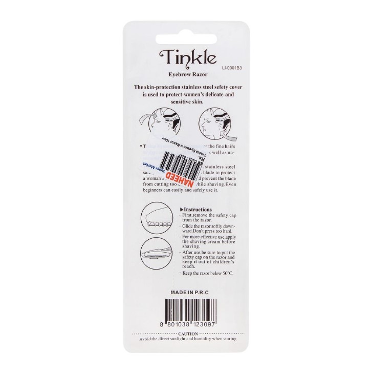 Tinkle Women Eyebrow Razor – 3 Pieces