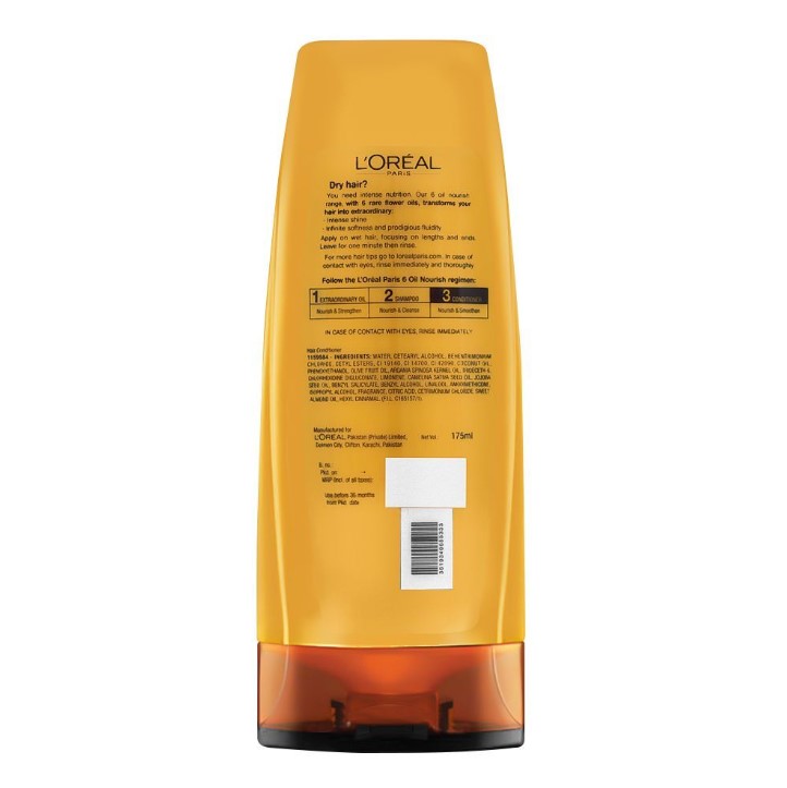L'Oreal Paris 6 Oil Nourish Conditioner 175ml