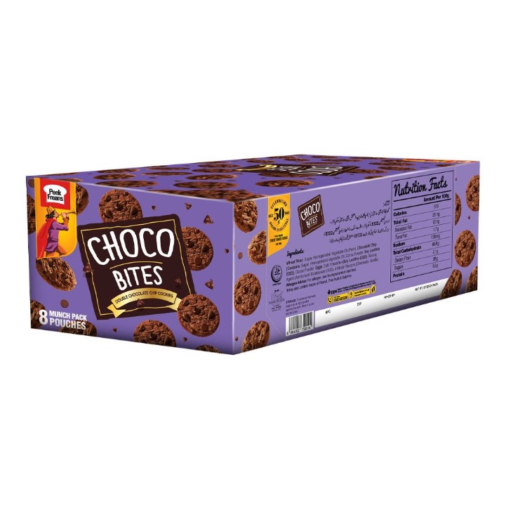 Peek Freans Choco Bites Double Chocolate Chip Cookies 15.5 g 8 Munch Pack
