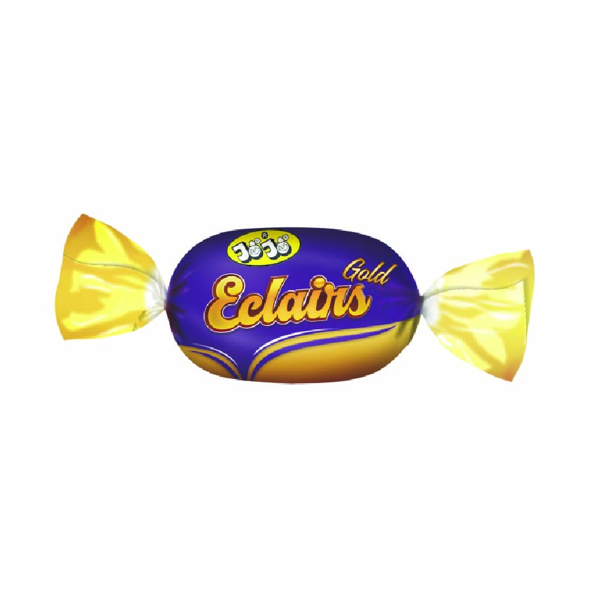 JoJo Éclair Gold Toffee – 45 Pieces Bag