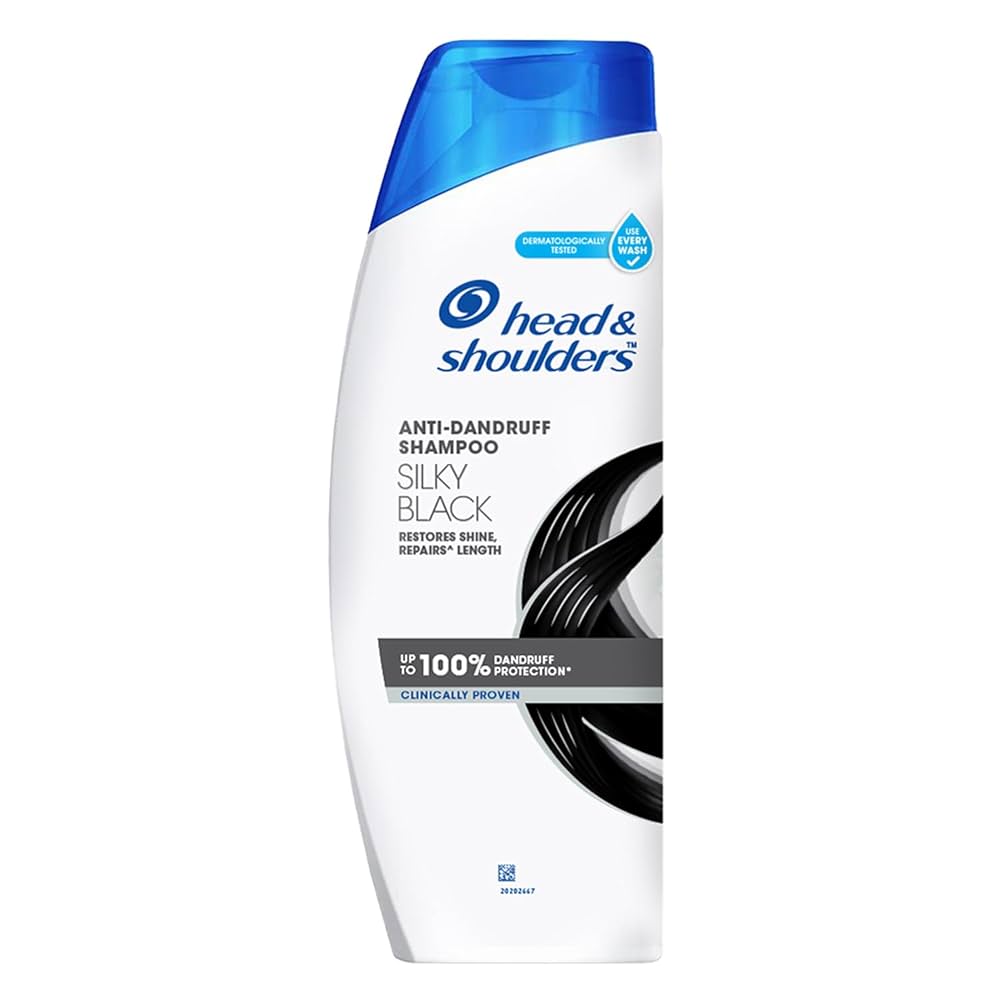 Head &amp; Shoulders Silky Black Anti-Dandruff Shampoo – 360ml