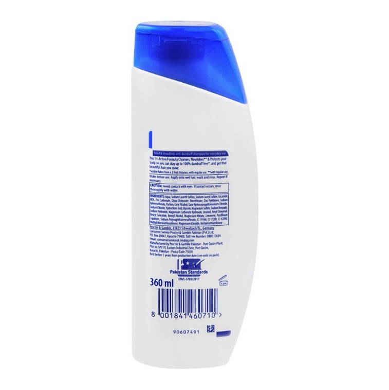 Head &amp; Shoulders Silky Black Anti-Dandruff Shampoo – 360ml