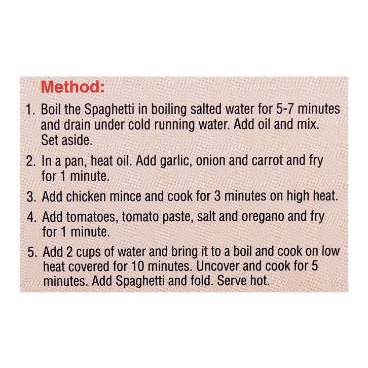 Bake Parlor Spaghetti – 450g