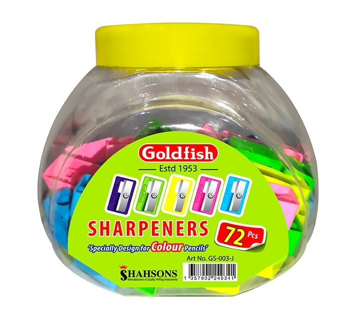 Goldfish GS-003 Pencil Sharpener – 72 Pieces Jar