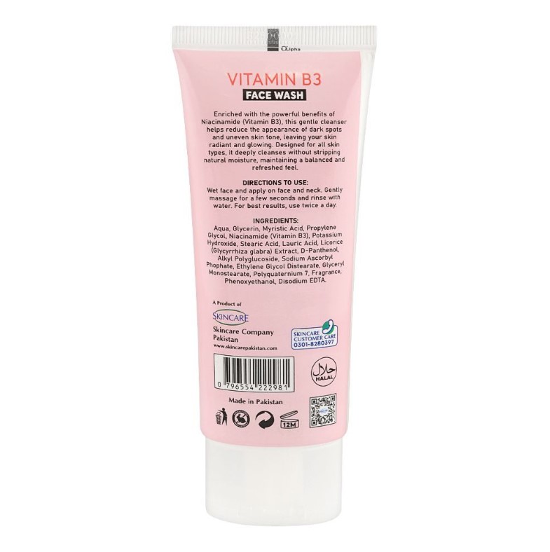 Skin White Vitamin B3 Face Wash – 100g