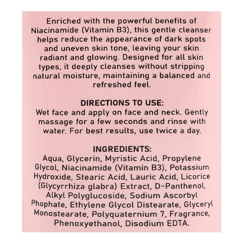 Skin White Vitamin B3 Face Wash – 100g