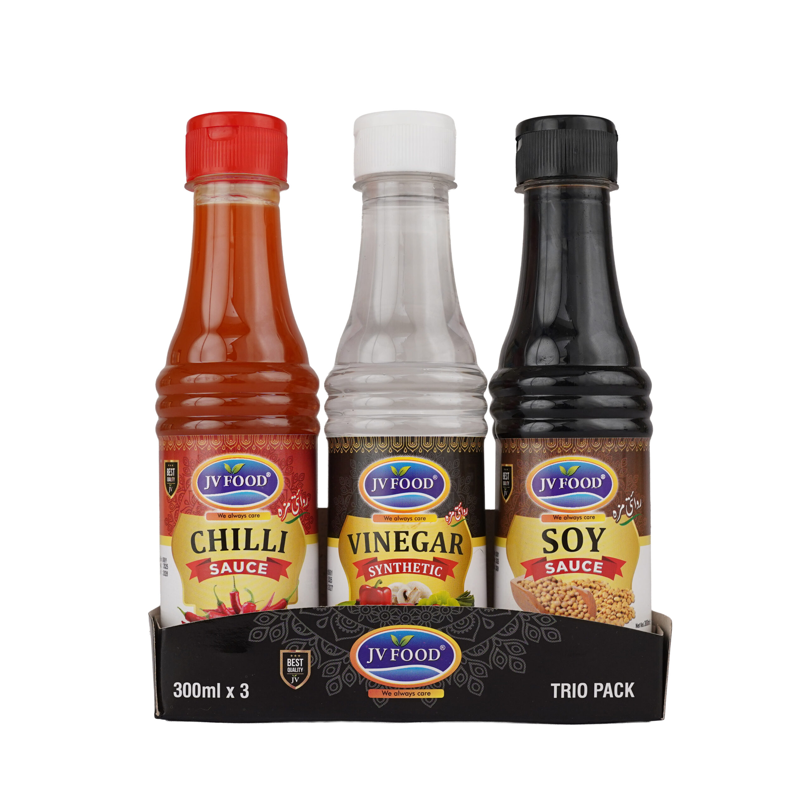 JV Soy Chilli Vinegar Trio Pack – 300ml