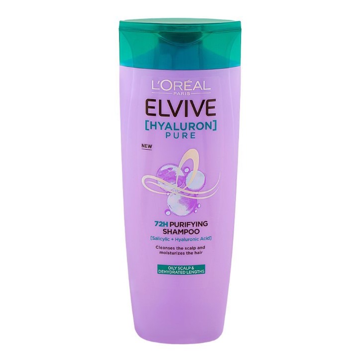 L'Oréal Paris Elvive Hyaluron Pure 72H Purifying Shampoo – 360ml