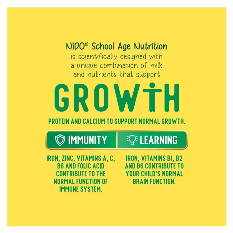 Nido FortiGrow School Age Milk Powder Pouch – 390g