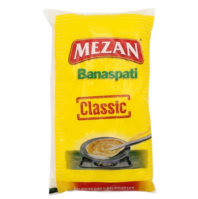 Mezan Classic Banaspati Ghee – 1kg Pouch