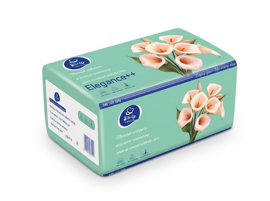 Elegance+ Natural Facial Tissue