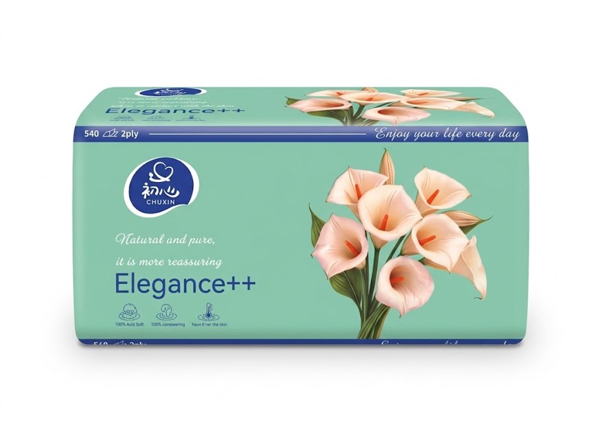 Elegance+ Natural Facial Tissue
