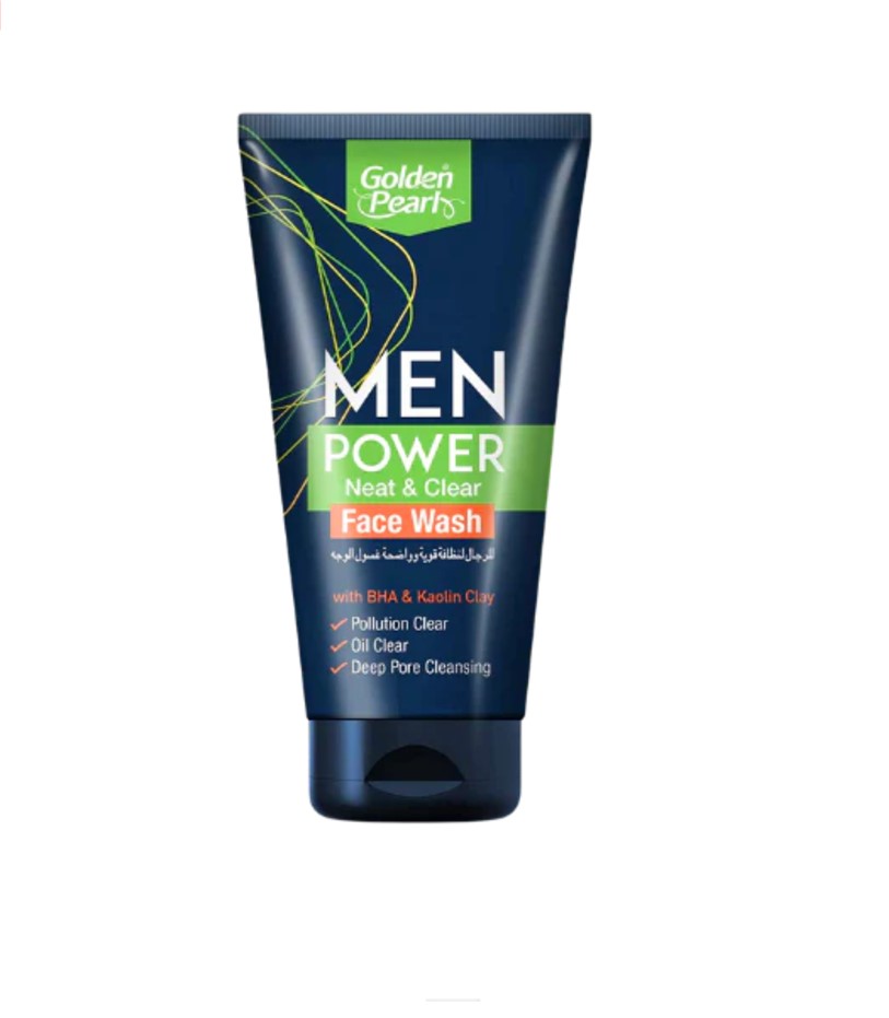 Golden Pearl Men Power Neat &amp;amp;amp;amp;amp; Clear Face Wash 75ml