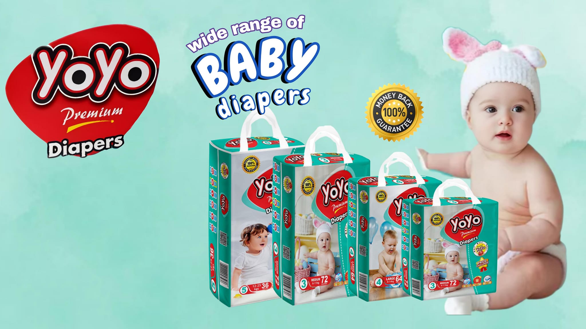 Yoyo baby Diapers