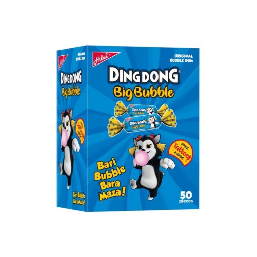 Hilal Ding Dong Jumbo Bubble Gum 50s