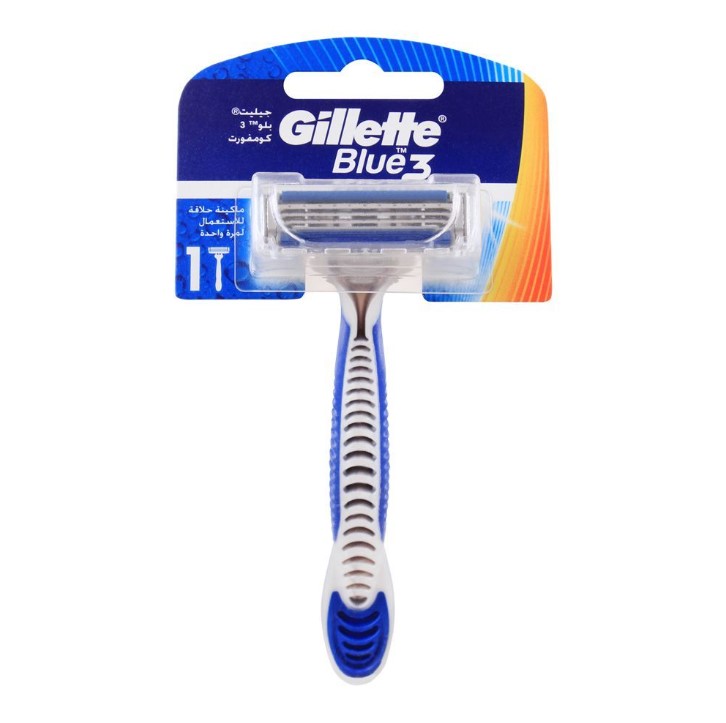 Gillette Blue 3 Comfort Disposable Razor – 1 Count