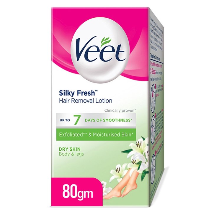 Veet Silky Fresh Hair Removal Lotion Dry Skin – 80g