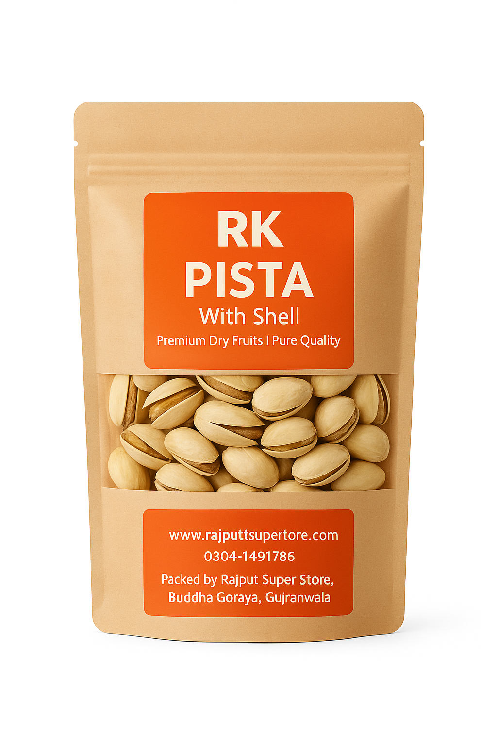 RK Pista Salted (With Shell) – 100g